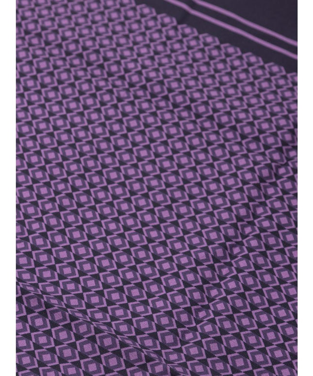 Dolce & Gabbana Purple Silk Pocket Square