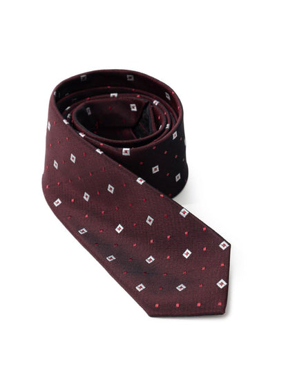Dolce & Gabbana Bordeaux Silk Ty