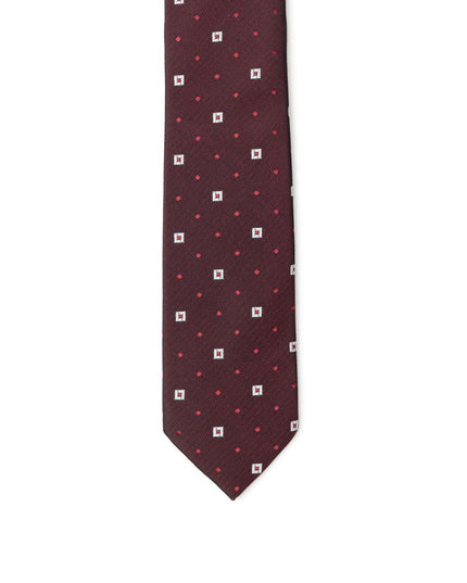 Dolce & Gabbana Bordeaux Silk Ty