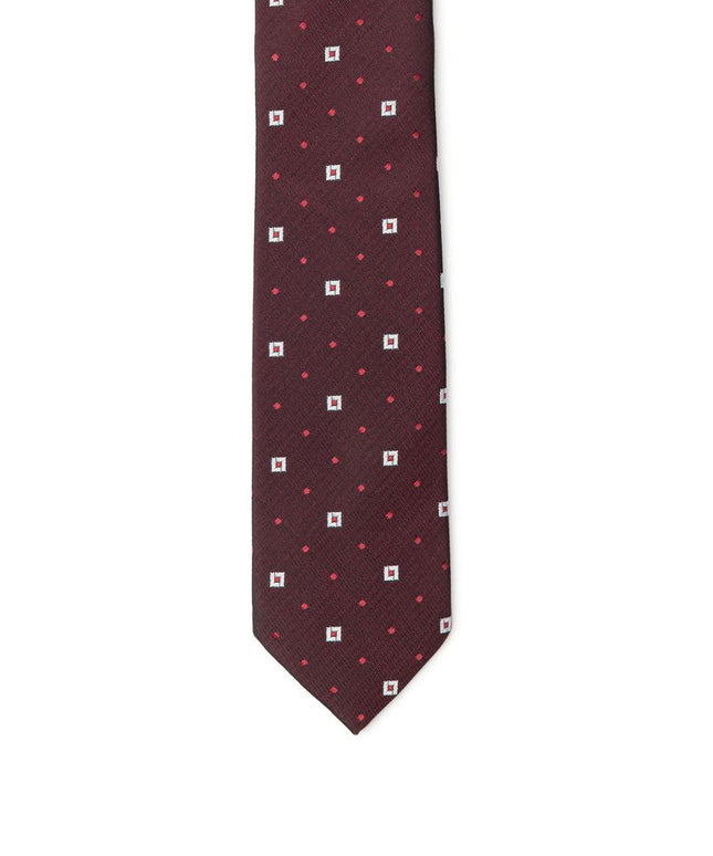 Dolce & Gabbana Bordeaux Silk Ty