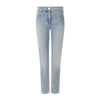 Balmain Blue Cotton Jeans & Pant