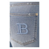 Balmain Blue Cotton Women's Jeans