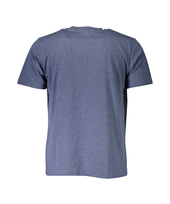 North Sails Blue Cotton Men T-Shirt