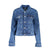 Tommy Hilfiger Blue Cotton Women Jacket
