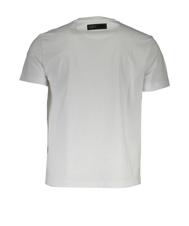 Plein Sport White Cotton Men T-Shirt