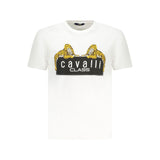 Cavalli Class Cavalli Class White Cotton T-Shirt (Italian Size MEN: M, nan: nan, nan: nan)