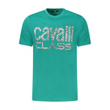 Cavalli Class Cavalli Class Green Cotton T-Shirt (Italian Size MEN: M, nan: nan, nan: nan)