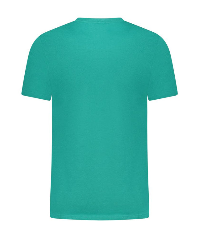 Cavalli Class Green Cotton T-Shirt