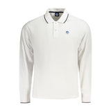 North Sails White Cotton Men Polo Shirt