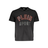 Plein Sport Plein Sport Black Cotton T-Shirt (Italian Size MEN: S, nan: nan, nan: nan)