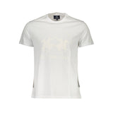 La Martina La Martina White Cotton Men T-Shirt (Italian Size MEN: M, nan: nan, nan: nan)