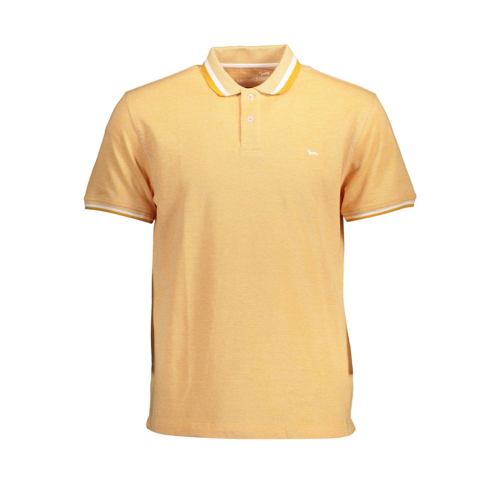 Harmont & Blaine Harmont & Blaine Orange Cotton Men Polo Shirt (Italian Size MEN: XL, nan: nan, nan: nan)