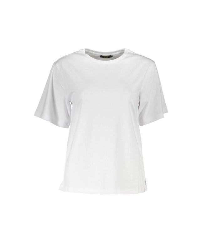 Cavalli Class White Cotton Women T-Shirt