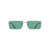 Calvin Klein Green Metal Women Sunglass