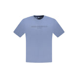 North Sails Blue Cotton Men T-Shirt