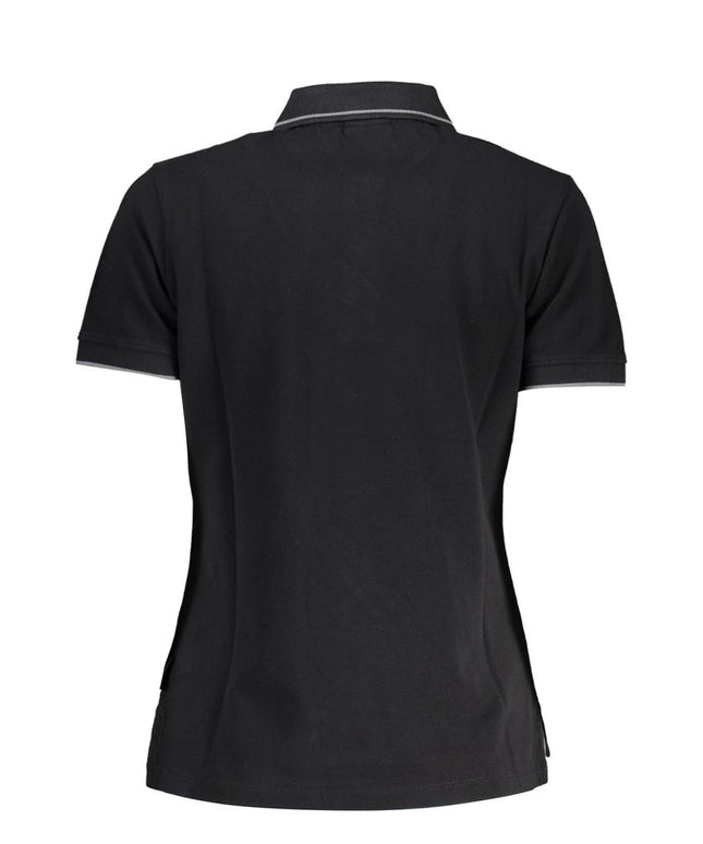 Napapijri Black Cotton Women Polo Shirt