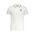 Fila Sleek White Cotton Polo with Contrast Accents