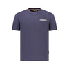 Napapijri Blue Cotton Men T-Shirt