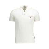 Napapijri Napapijri White Cotton Men Polo Shirt (Italian Size MEN: S, nan: nan, nan: nan)