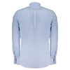 Harmont & Blaine Light Blue Cotton Men Shirt
