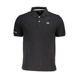 La Martina La Martina Black Cotton Men Polo Shirt (Italian Size MEN: M, nan: nan, nan: nan)