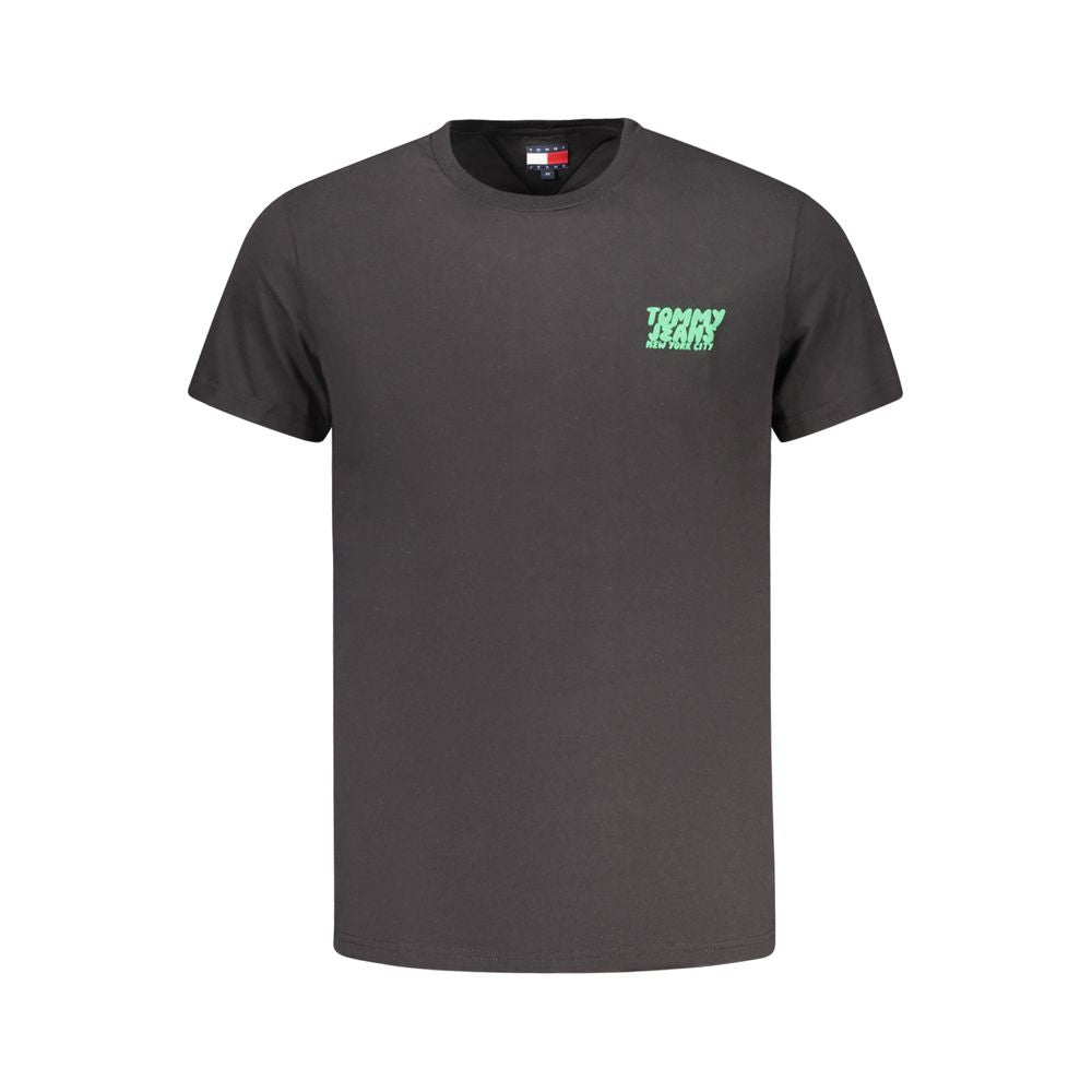 Tommy Hilfiger Tommy Hilfiger Black Cotton Men T-Shirt (Italian Size MEN: S, nan: nan, nan: nan)