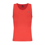 Norway 1963 Red Cotton Men Tank Top