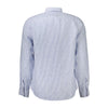 Guess Jeans Blue Linen Men Shirt