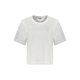 K-WAY White Cotton Women T-Shirt