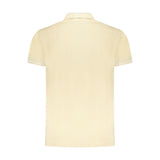Cavalli Class Beige Cotton Men Polo Shirt