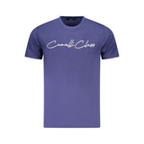 Cavalli Class Blue Cotton Men T-Shirt
