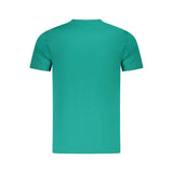 Cavalli Class Green Cotton Men T-Shirt