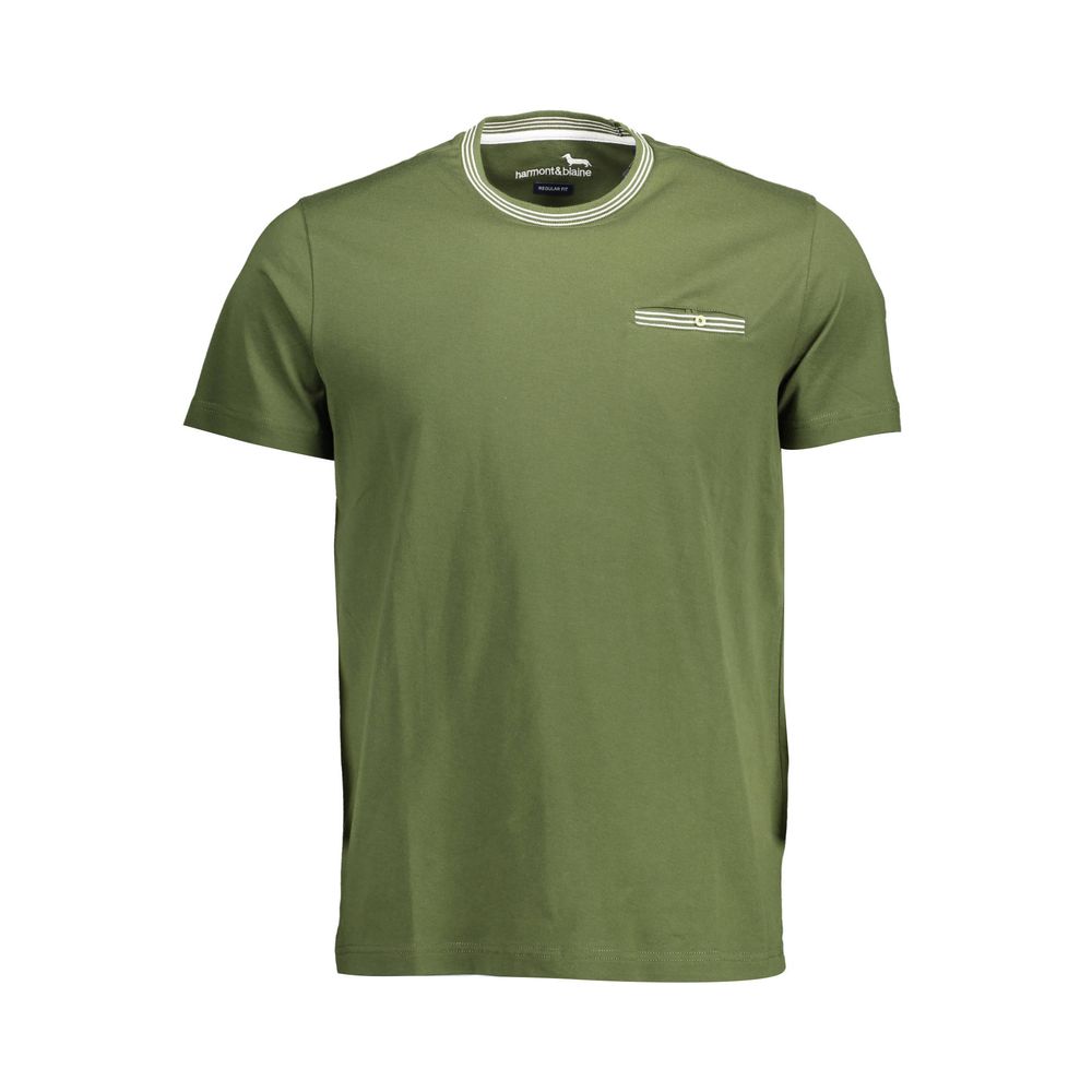 Harmont & Blaine Harmont & Blaine Green Cotton Men T-Shirt (Italian Size MEN: L, nan: nan, nan: nan)