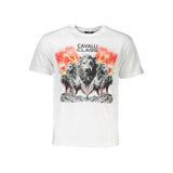 Cavalli Class Cavalli Class White Cotton Men T-Shirt (Italian Size MEN: XL, nan: nan, nan: nan)