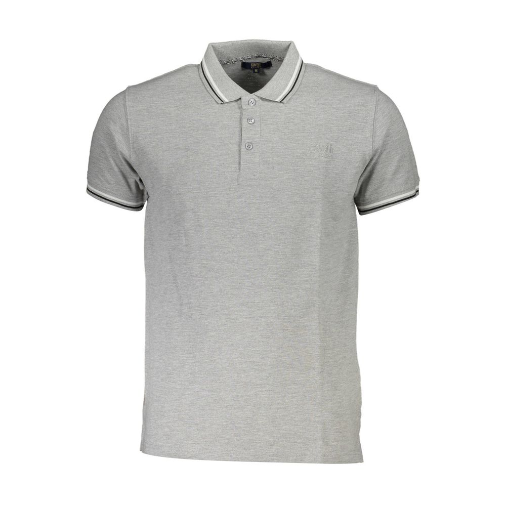 Cavalli Class Cavalli Class Brown Cotton Men Polo Shirt (Italian Size MEN: M, nan: nan, nan: nan)