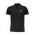 Cavalli Class Black Cotton Men Polo Shirt