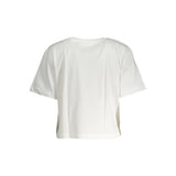 Desigual White Cotton Women T-Shirt