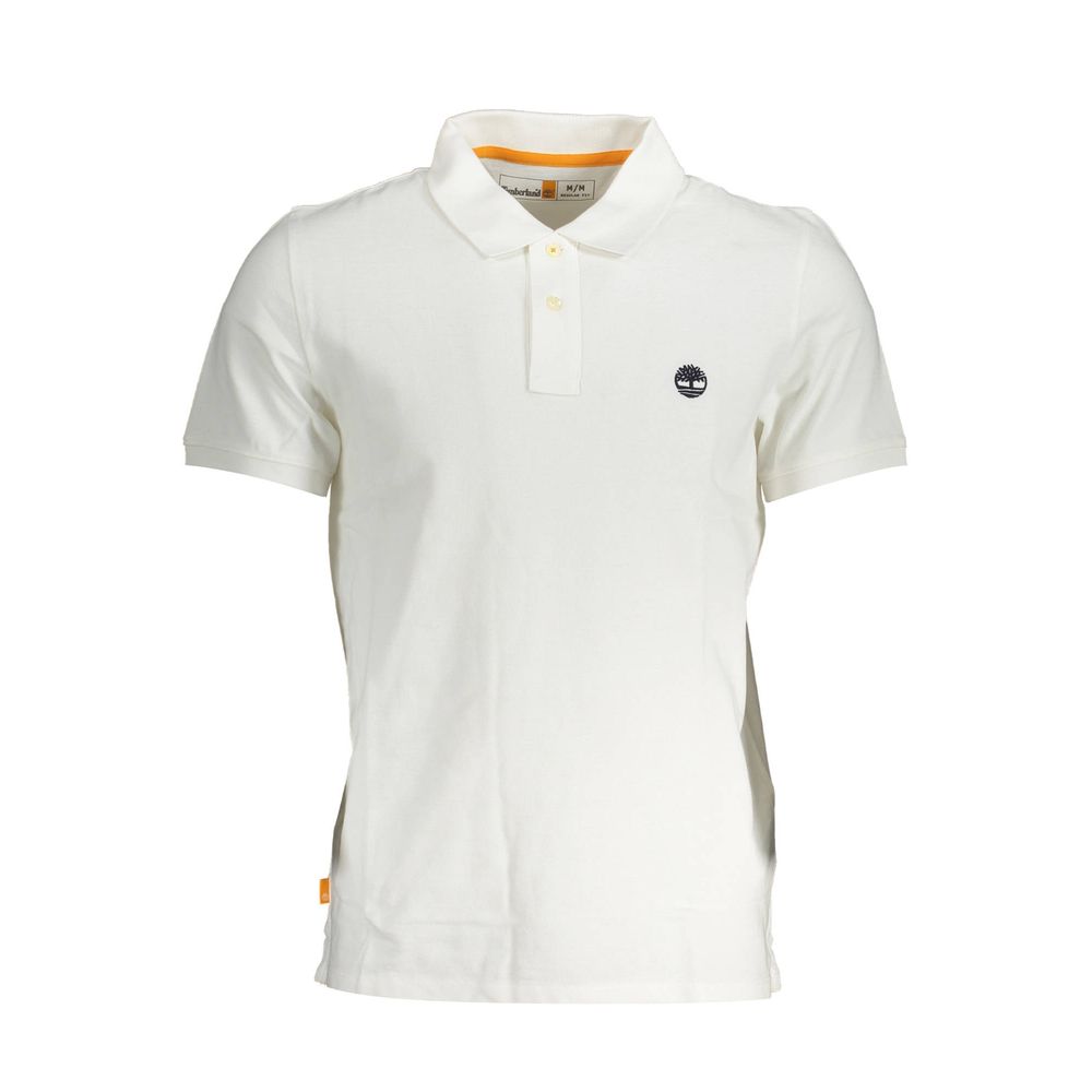 Timberland Timberland White Cotton Men Polo Shirt (Italian Size MEN: S, nan: nan, nan: nan)