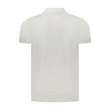 Cavalli Class Gray Cotton Polo Shirt