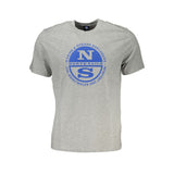 North Sails Brown Cotton Men T-Shirt