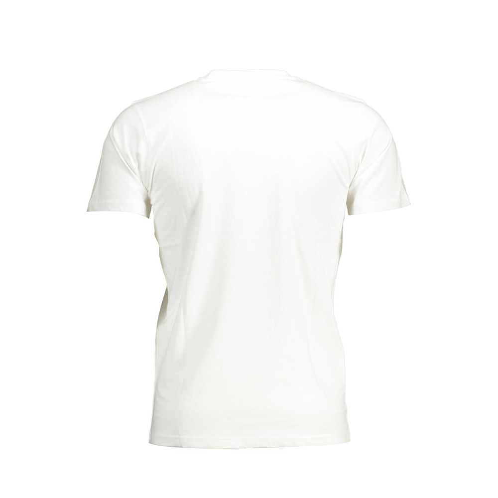 Sergio Tacchini White Cotton Men T-Shirt