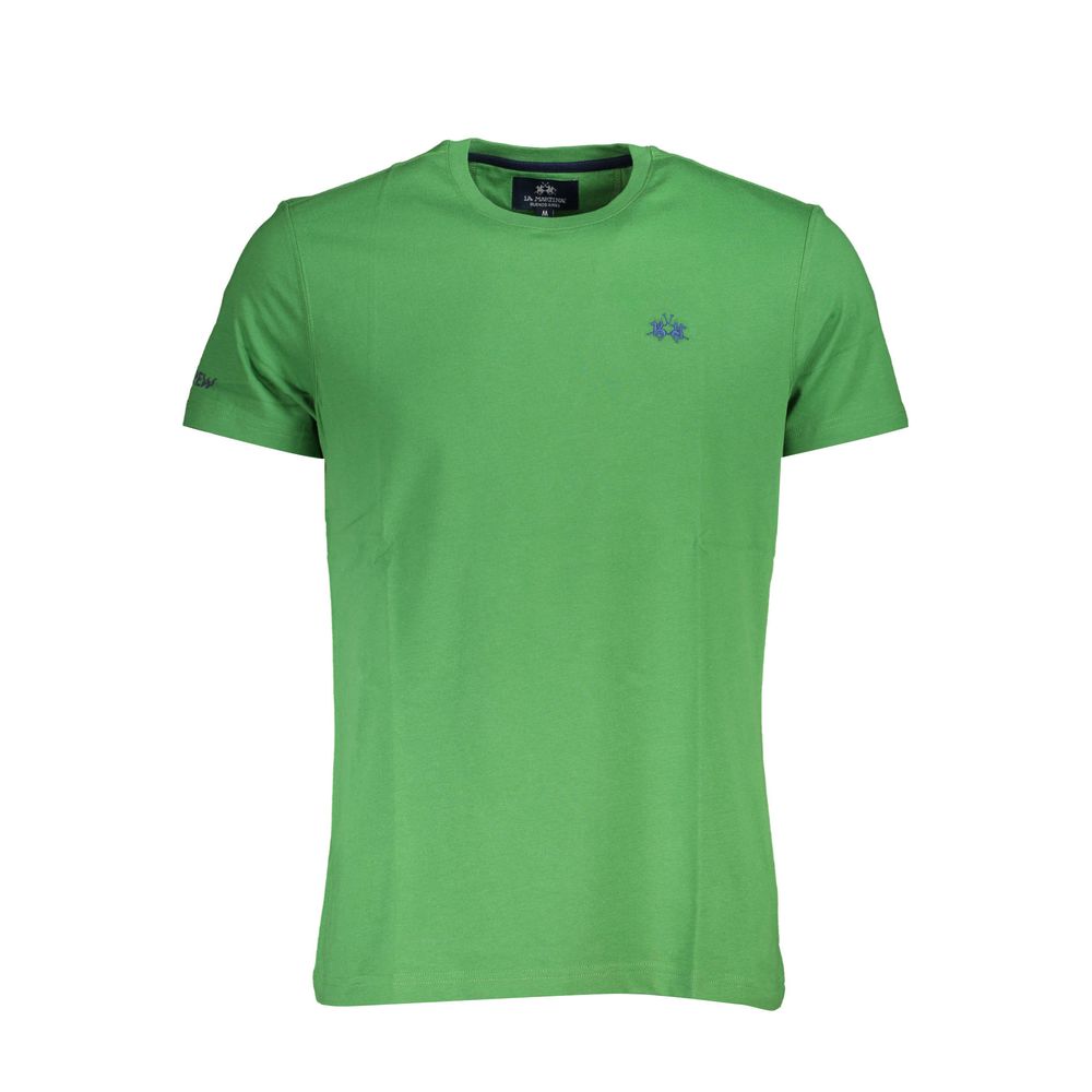 La Martina La Martina Green Cotton Men T-Shirt (Italian Size MEN: M, nan: nan, nan: nan)