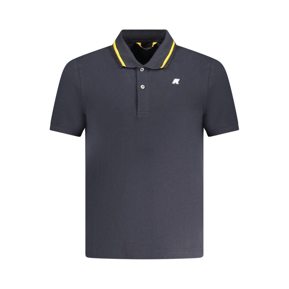 K-WAY K-WAY Blue Cotton Polo Shirt (Italian Size MEN: S, nan: nan, nan: nan)