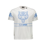 Plein Sport Plein Sport White Cotton Men T-Shirt (Italian Size MEN: M, nan: nan, nan: nan)