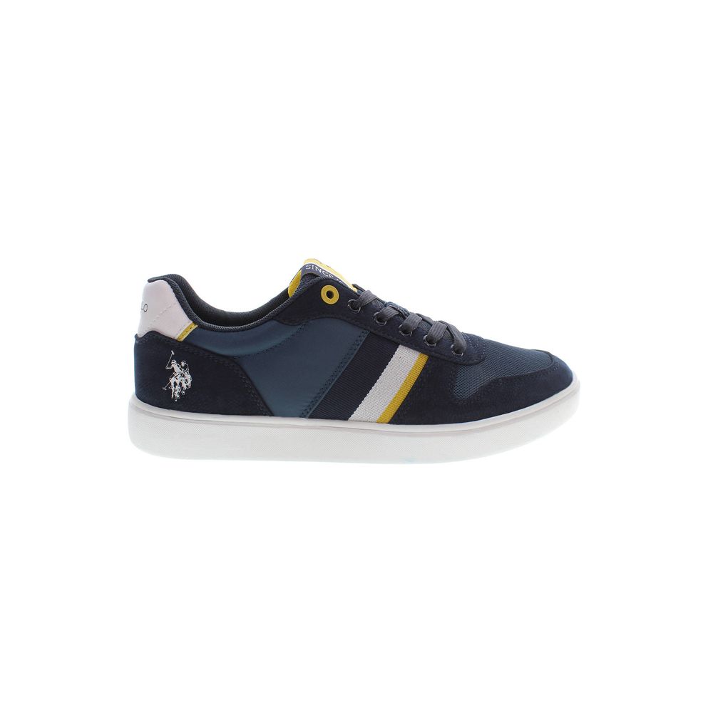 U.S. POLO ASSN. U.S. POLO ASSN. Blue Polyester Men Sneaker (Shoe Size Men: EU43/US10, nan: nan, nan: nan)