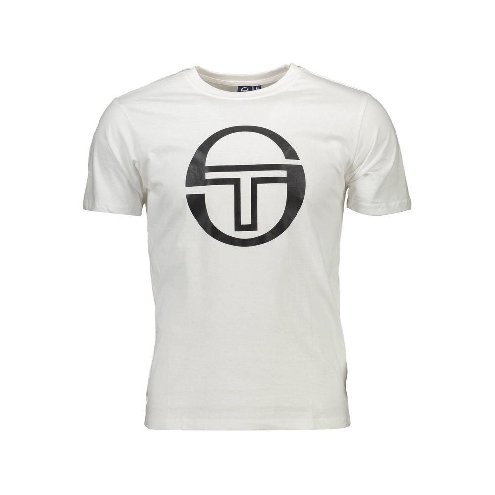 Sergio Tacchini Sergio Tacchini White Cotton Men T-Shirt (Italian Size MEN: XL, nan: nan, nan: nan)