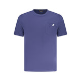 K-WAY K-WAY Blue Cotton T-Shirt (Italian Size MEN: S, nan: nan, nan: nan)