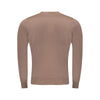 Cavalli Class Brown Viscose Men Sweater