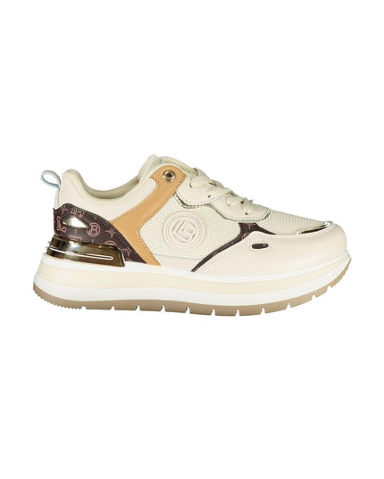 Laura Biagiotti Beige Polyester Women Sneaker