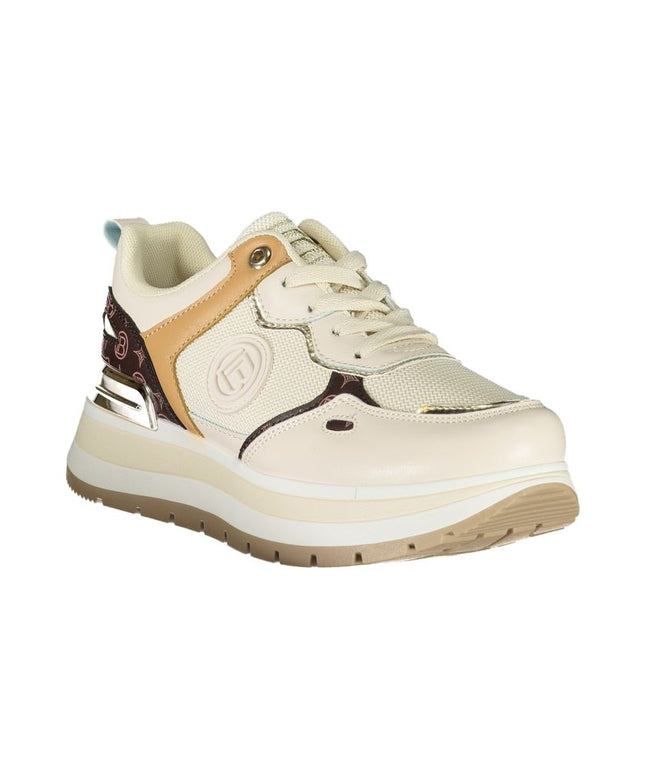 Laura Biagiotti Beige Polyester Women Sneaker
